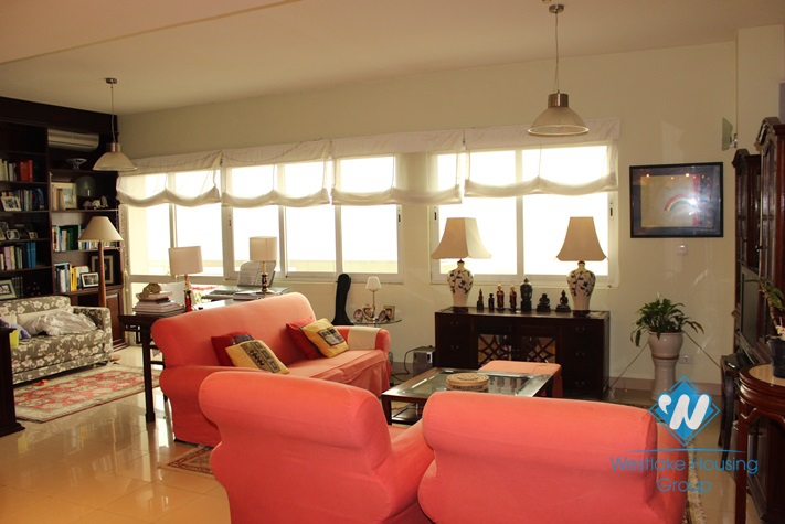Furnished apartment available for lease in E tower, Ciputra, Hanoi